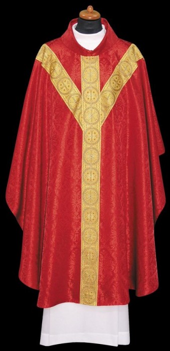 RED CHASUBLES - 2-312 C - Firma ALBA - szaty liturgiczne